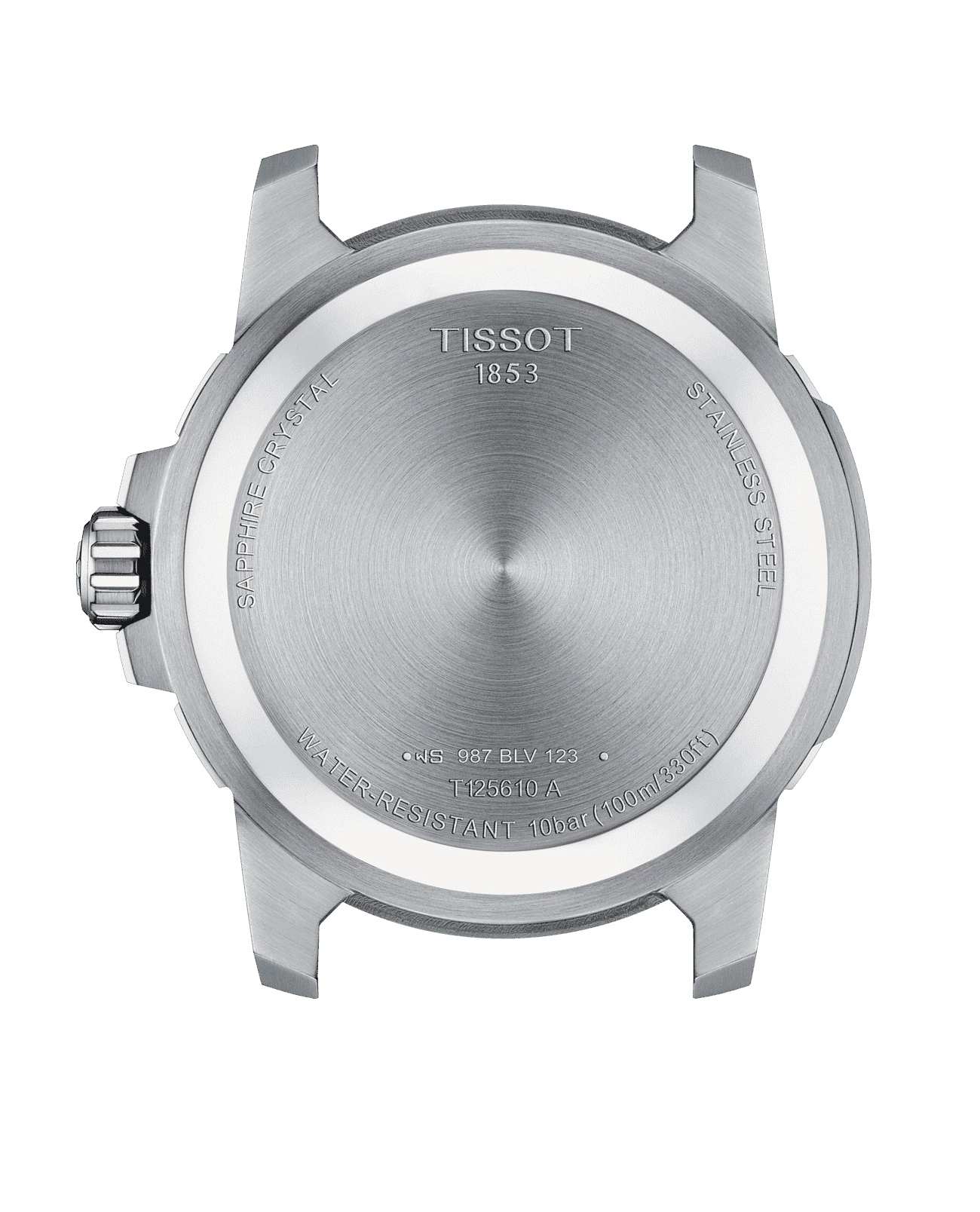 Tissot T1256101604100 мужские часы застежка крупным планом